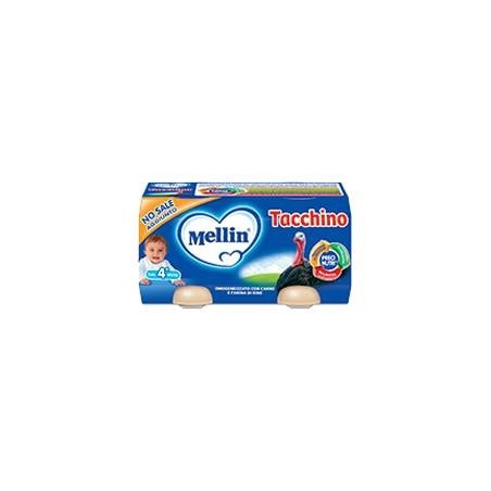 Mellin Omogeneizzato Gusto Tacchino 4 Vasetti X 80gr