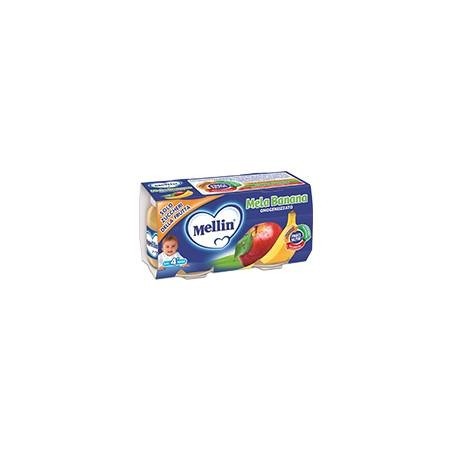 Mellin Omogeneizzato Gusto Mela E Banana 2x100g Mellin Omogeneizzato Gusto Mela E Banana 2x100g