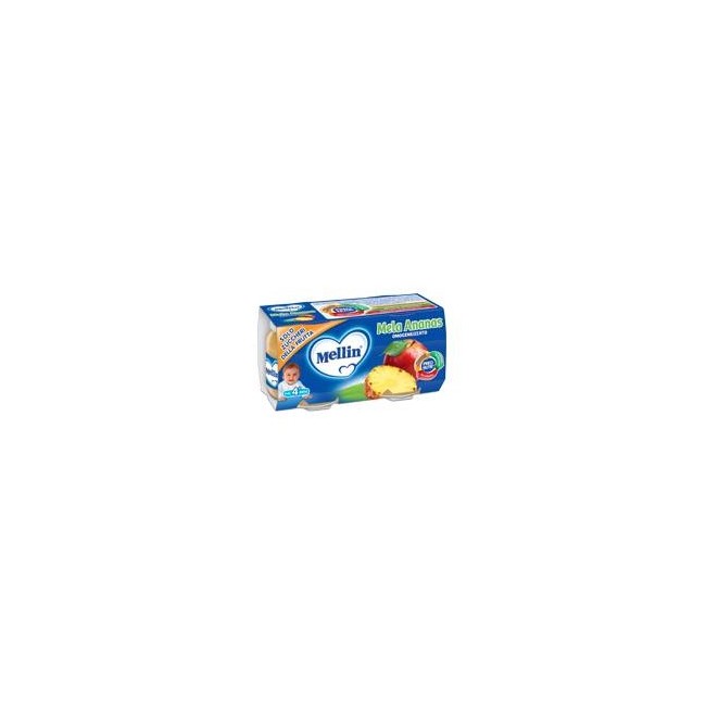Mellin Omogeneizzato Gusto Mela Ananas 2 X 100 Gr Mellin Omogeneizzato Gusto Mela Ananas 2 X 100 Gr