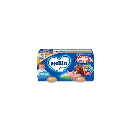 Mellin Manzo E Prosciutto Con Verdure 2 X 80 Gr