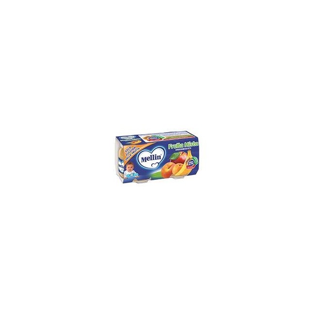 Mellin Omogeneizzato Gusto Frutta Mista 2x100g Mellin Omogeneizzato Gusto Frutta Mista 2x100g