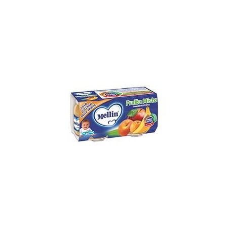 Mellin Omogeneizzato Gusto Frutta Mista 2x100g Mellin Omogeneizzato Gusto Frutta Mista 2x100g