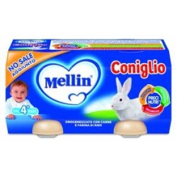 Mellin Omogeneizzato Gusto Coniglio 2 X 1120 Gr