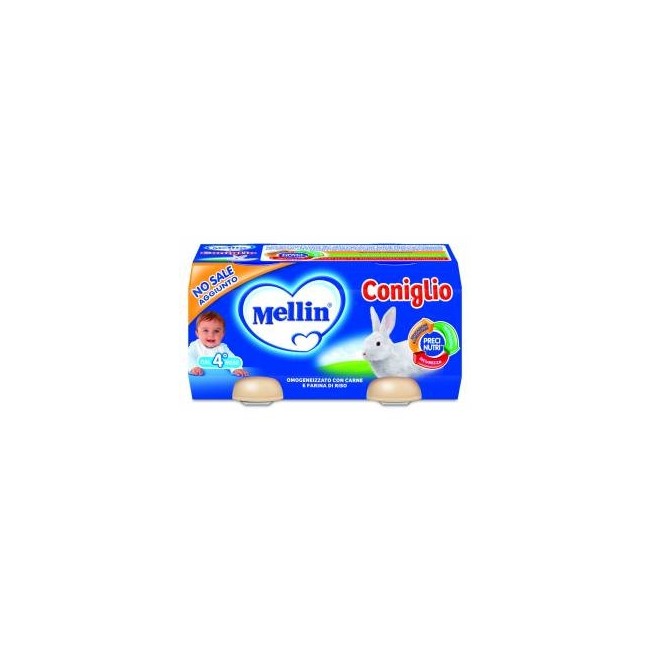 Mellin Omogeneizzato Gusto Coniglio 2 X 1120 Gr Mellin Omogeneizzato Gusto Coniglio 2 X 1120 Gr