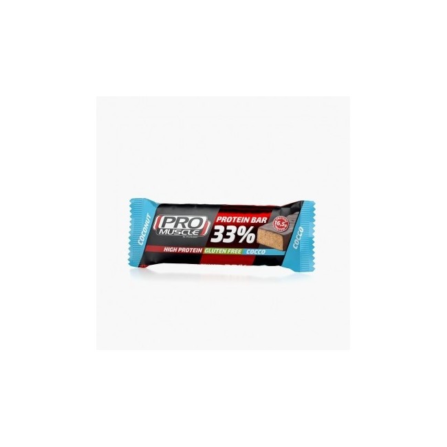 Proaction Promuscle 33% Barretta Proteica Cocco 50g Proaction Promuscle 33% Barretta Proteica Cocco 50g