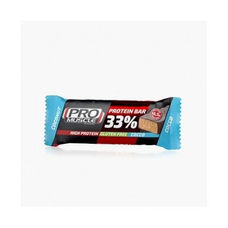 Proaction Promuscle 33% Barretta Proteica Cocco 50g Proaction Promuscle 33% Barretta Proteica Cocco 50g