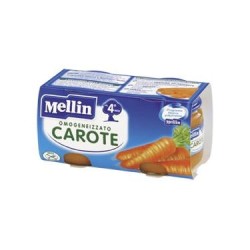 Mellin Omogeneizzato Gusto Carota 2 X 80 Gr