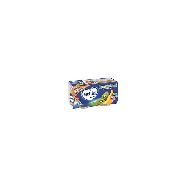 Mellin Omogeneizzato Gusto Banana E Kiwi 2x100g Mellin Omogeneizzato Gusto Banana E Kiwi 2x100g