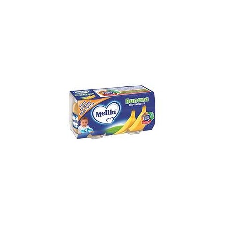 Mellin Omogeneizzato Gusto Banana 2 X 100 Gr Mellin Omogeneizzato Gusto Banana 2 X 100 Gr