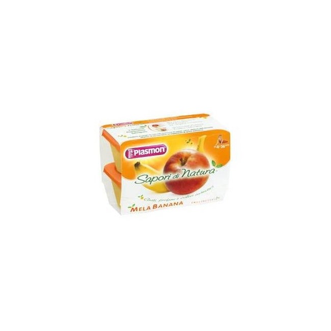 Plasmon Omogeneizzato Sapori Di Natura Mela E Banana 4 X 100 Gr
