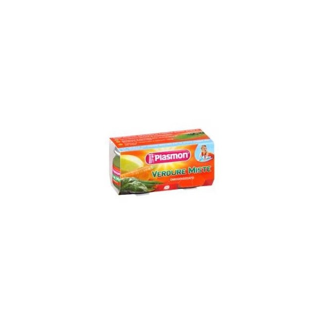 Plasmon Omogeneizzato Verdure Miste 2 X 80 Gr