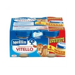 Mellin Omogeneizzati Al Vitello 4 X 80 Gr
