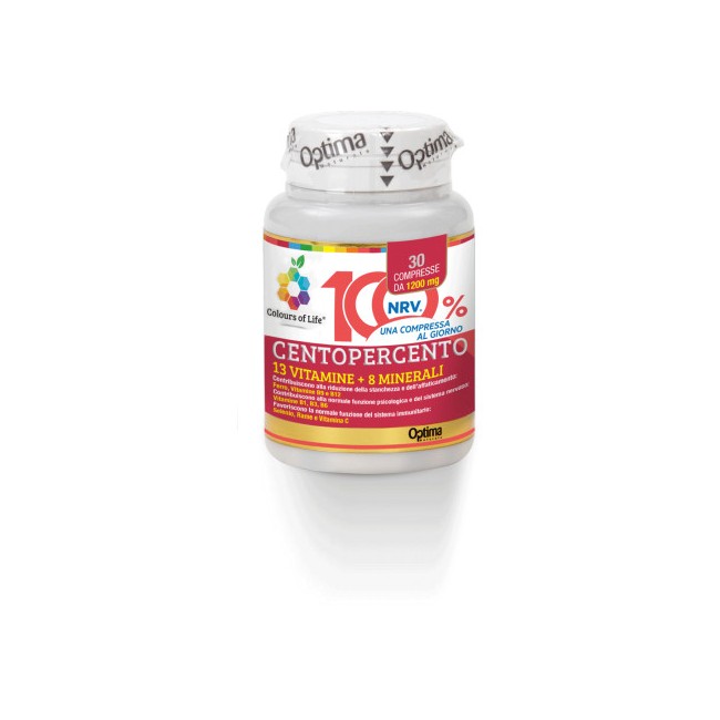 Optima Naturals Centopercento 30 Compresse Optima Naturals Centopercento 30 Compresse