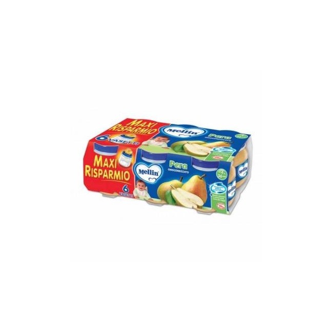 Mellin Omogeneizzati Alla Pera 6 X 100 Gr Mellin Omogeneizzati Alla Pera 6 X 100 Gr