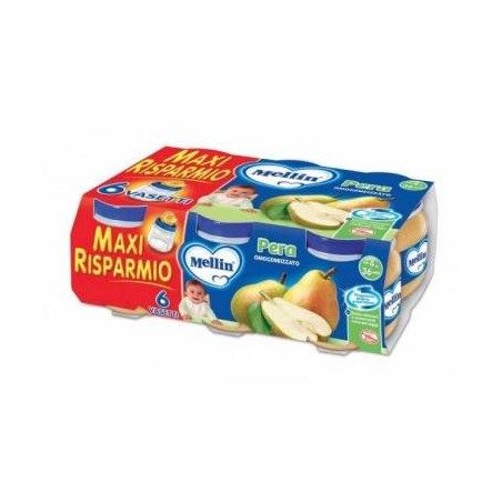 Mellin Omogeneizzati Alla Pera 6 X 100 Gr Mellin Omogeneizzati Alla Pera 6 X 100 Gr