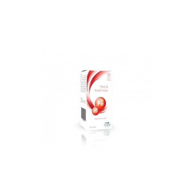 Algem Natura Ferro & Acido Folico 30 Capsule Algem Natura Ferro & Acido Folico 30 Capsule