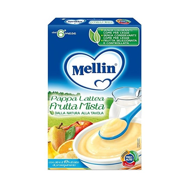 Mellin Pappa Lattea Con Biscotti 250 Gr Mellin Pappa Lattea Con Biscotti 250 Gr