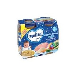 Mellin Pappa Verdure Semolino E Pollo 2 X 200gr