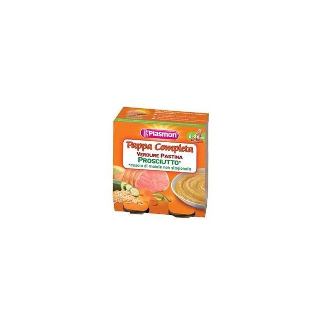 Plasmon Pappa Completa Verdure Pastina Prosciutto 2 X 190 Gr