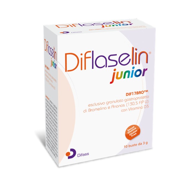 Difass Diflaselin Junior 10 Bustine Da 3g Difass Diflaselin Junior 10 Bustine Da 3g