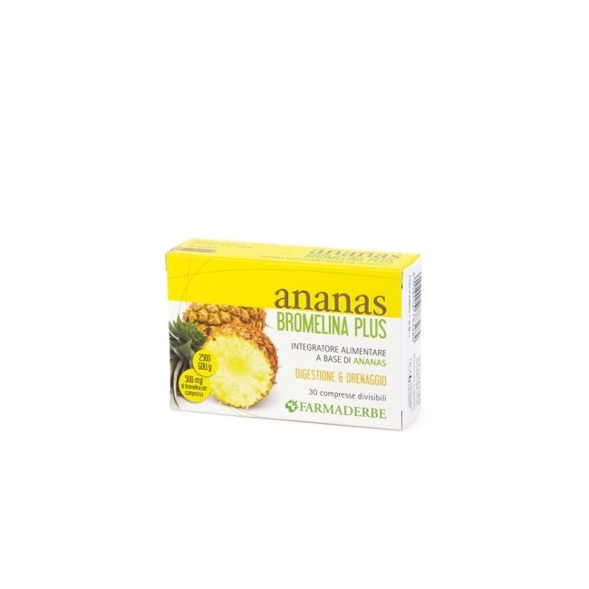 Farmaderbe Ananas Bromelina Plus 30 Compresse