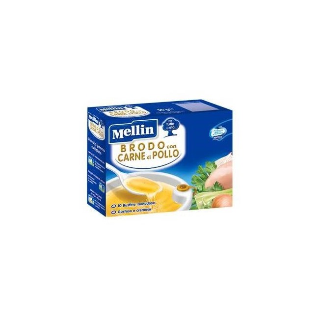 Brodo Di Pollo Mellin 10 Bustine Brodo Di Pollo Mellin 10 Bustine