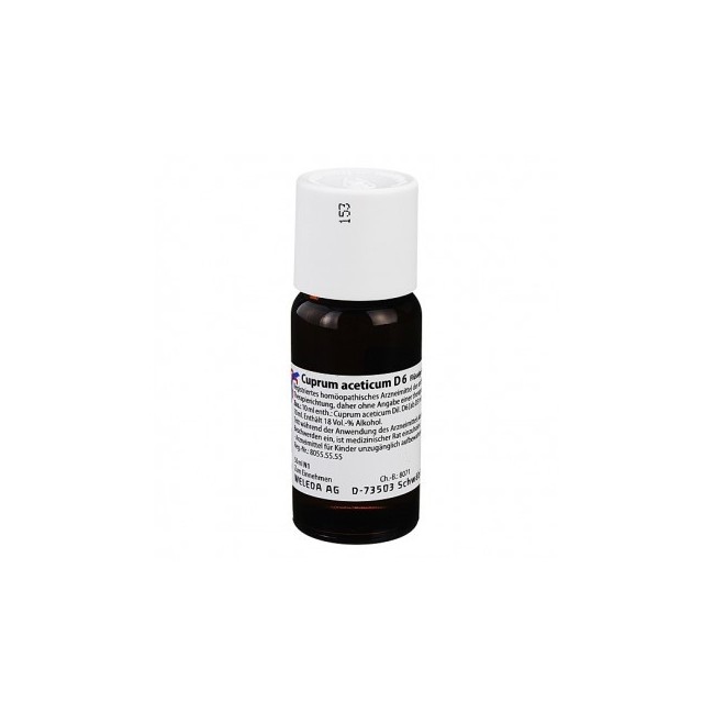Weleda Cuprum Aceticum D6 50ml Gocce Weleda Cuprum Aceticum D6 50ml Gocce