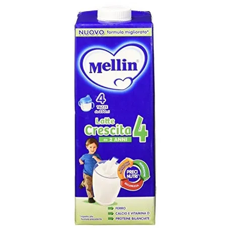 Mellin 4 Latte Liquido 1 Litro per bambini da 2 a 3 anni - Para-Farmacia  Bosciaclub