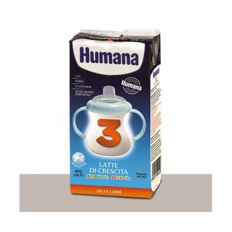 Humana 3 Junior Drink Latte Liquido 470 Ml