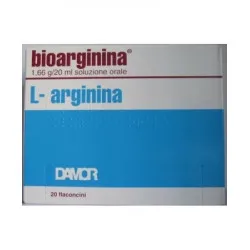 Damor Bioarginina integratore per stanchezza e affaticamento 20 flaconcini