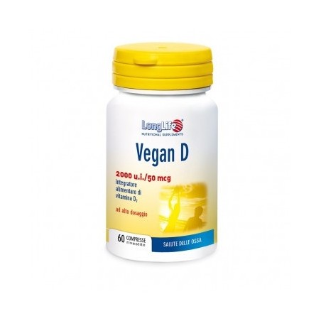 Longlife Vegan D 2000 U.I. 60 Compresse