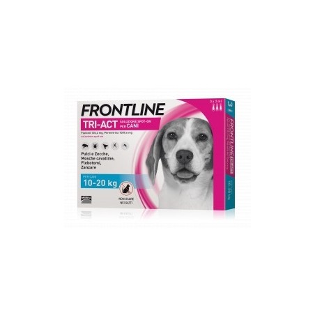 Frontline Tri-act 6 Pipette Da 2ml 10-20kg