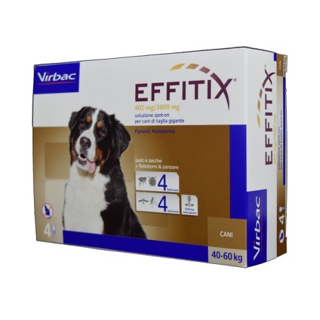 Effitix Spot On 4 Pipette 402 +3600 Mg Effitix Spot On 4 Pipette 402 +3600 Mg