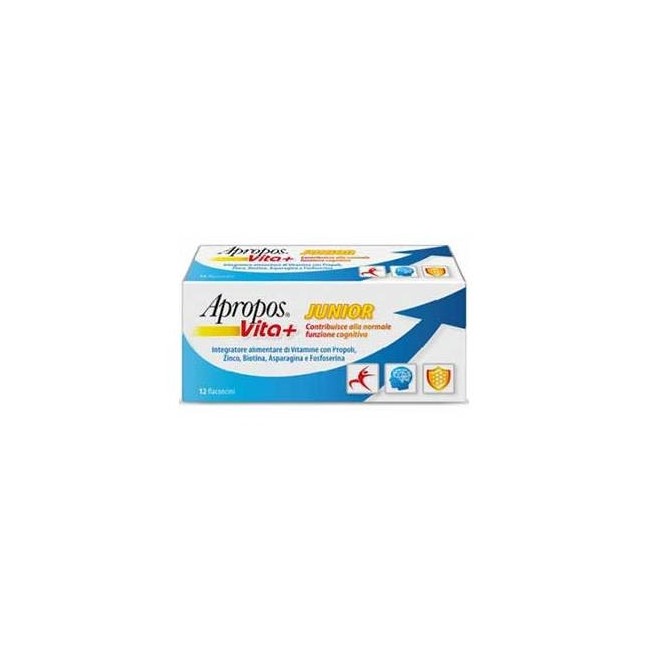 Apropos Vita+ Junior Bambini 12 Flaconcini 10 Ml Apropos Vita+ Junior Bambini 12 Flaconcini 10 Ml
