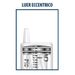 Pic Siringa sterile monouso 10 ml cono eccentrico G21x1 1/2"