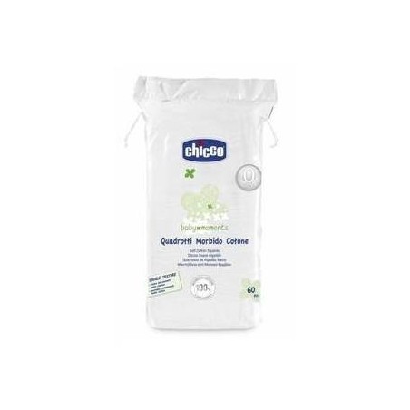 Chicco 60 Quadrotti Di Cotone Baby Moments Chicco 60 Quadrotti Di Cotone Baby Moments