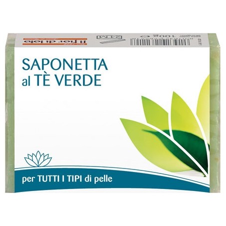 Fior Di Loto Saponetta Al Te Verde 100g Fior Di Loto Saponetta Al Te Verde 100g