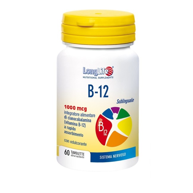Longlife B12 1000mcg 60 Compresse Longlife B12 1000mcg 60 Compresse
