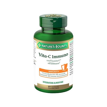Nature's Bounty Vita C Immuno 60 Tavolette Nature's Bounty Vita C Immuno 60 Tavolette