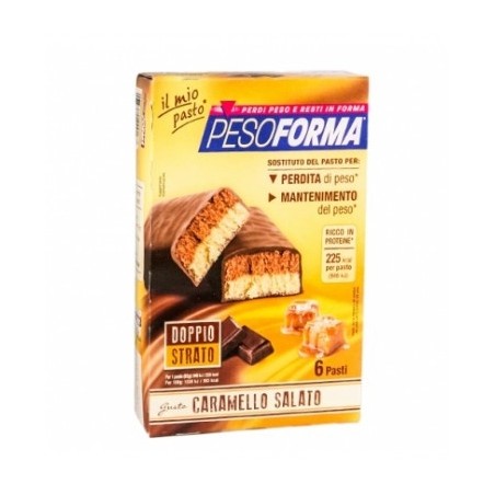 Pesoforma Barretta Caramello Salato 12 Pezzi Pesoforma Barretta Caramello Salato 12 Pezzi