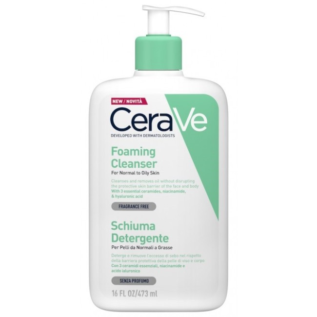 Cerave Schiuma Detergente Viso 473ml Cerave Schiuma Detergente Viso 473ml