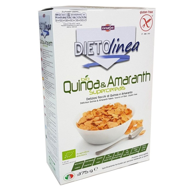 Cerealvit Dietolinea Quinoa E Amaranto 375g Cerealvit Dietolinea Quinoa E Amaranto 375g