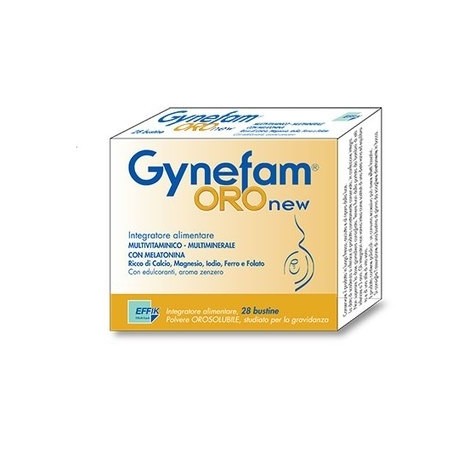 6 Confezioni Gynefam Oro Integratore per gravidanza 28 Bustine 6 Confezioni Gynefam Oro Integratore per gravidanza 28 Bustine
