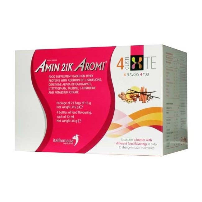 Amin 21 K Aromi Integratore 21 Bustine 3 Pezzi