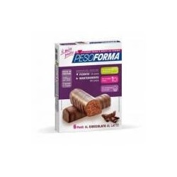 Pesoforma Barrette Cioccolato Al Latte 12 Pezzi