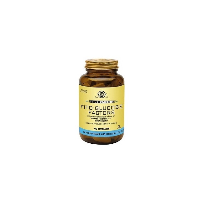 Solgar Fitoglucose Factors 60 Tavolette 3 Pezzi Solgar Fitoglucose Factors 60 Tavolette 3 Pezzi