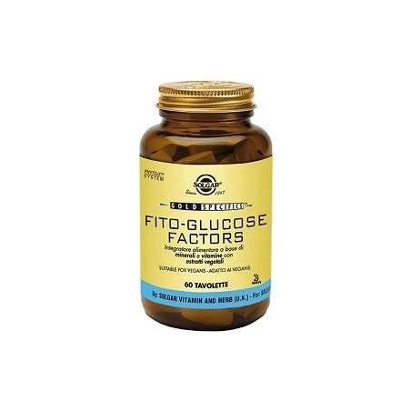 Solgar Fitoglucose Factors 60 Tavolette 3 Pezzi Solgar Fitoglucose Factors 60 Tavolette 3 Pezzi