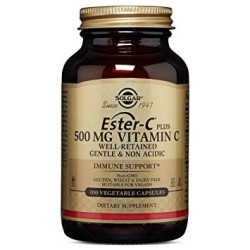 Solgar Ester C Plus 500 100 Capsule Vitamina C 4 Pezzi