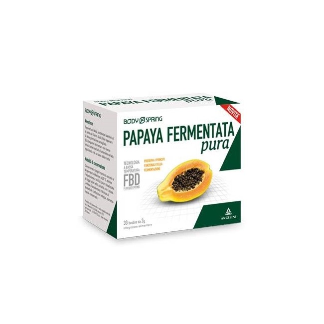 Body Spring Papaya Fermentata Pura 30 Buste 4 Pezzi