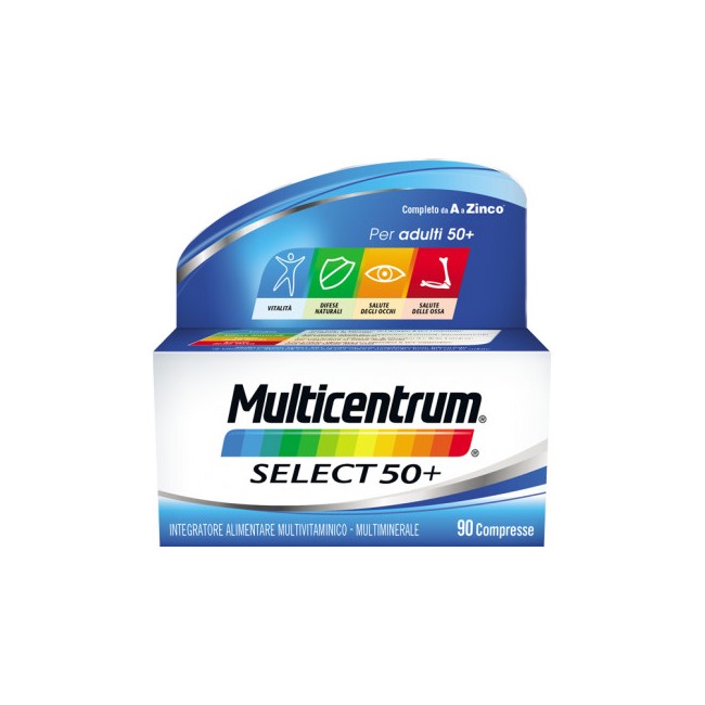 Multicentrum Select 50+ 90 Compresse 4 Pezzi Multicentrum Select 50+ 90 Compresse 4 Pezzi